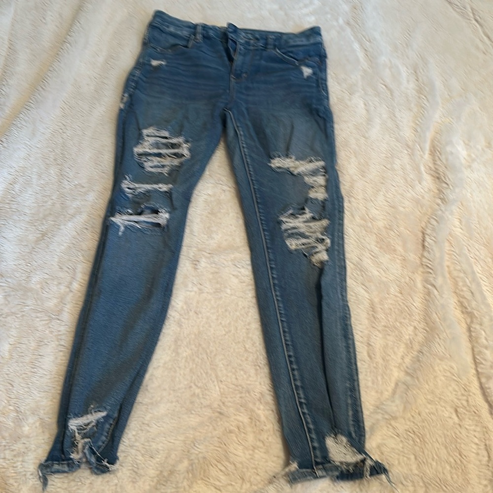 american eagle ripped leggings